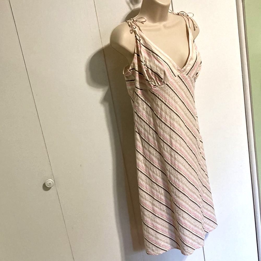 Guess Diagonal Stripe Strappy Midi Summer Dress W… - image 2